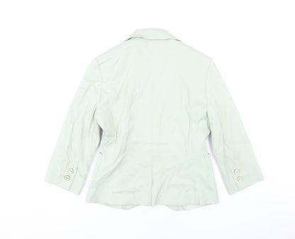 Topshop Women’s Green Blazer, Size 10, Casual, Lined