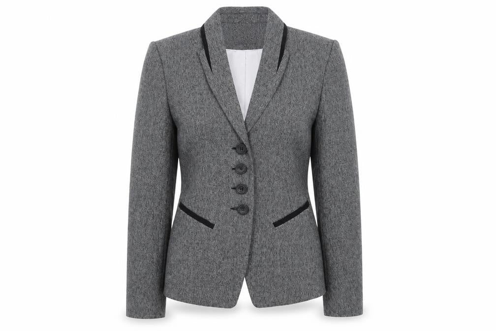 Next Women's Grey Blazer Size 6, Tailored Classic
