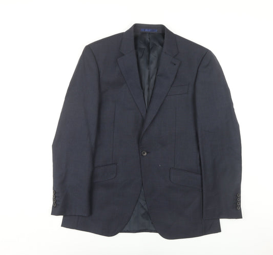 Next Italia Men's Blue Slim Fit Blazer Size 36S