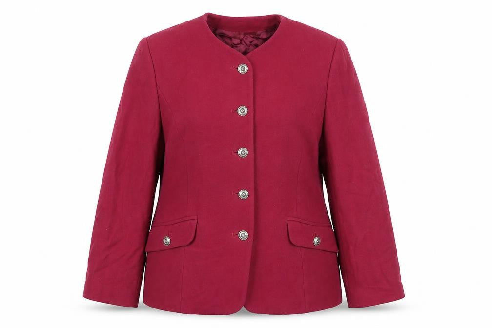 Marks & Spencer Women's Red Blazer UK 14 Classic Style