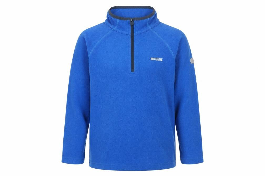 Regatta Boys' Blue Fleece 1/4 Zip Sweatshirt - 13 Years