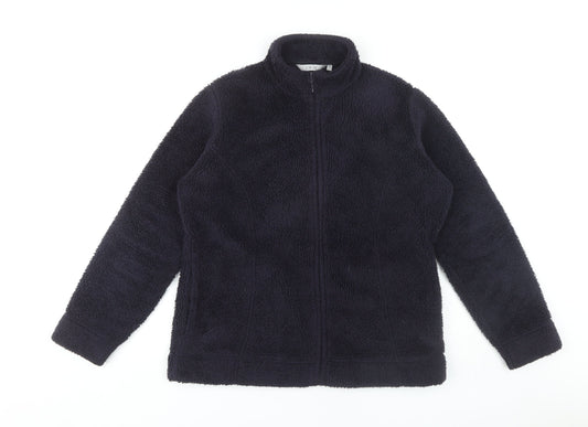 EWM Women's Blue Fleece Zip Jacket Size M