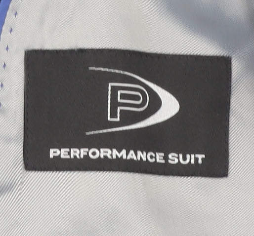 Performance Suit Men's Blue Blazer Size 46 Two-Button