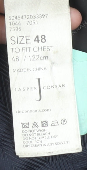 Jasper Conran Men's Black Blazer, Size 48, Formal Wear