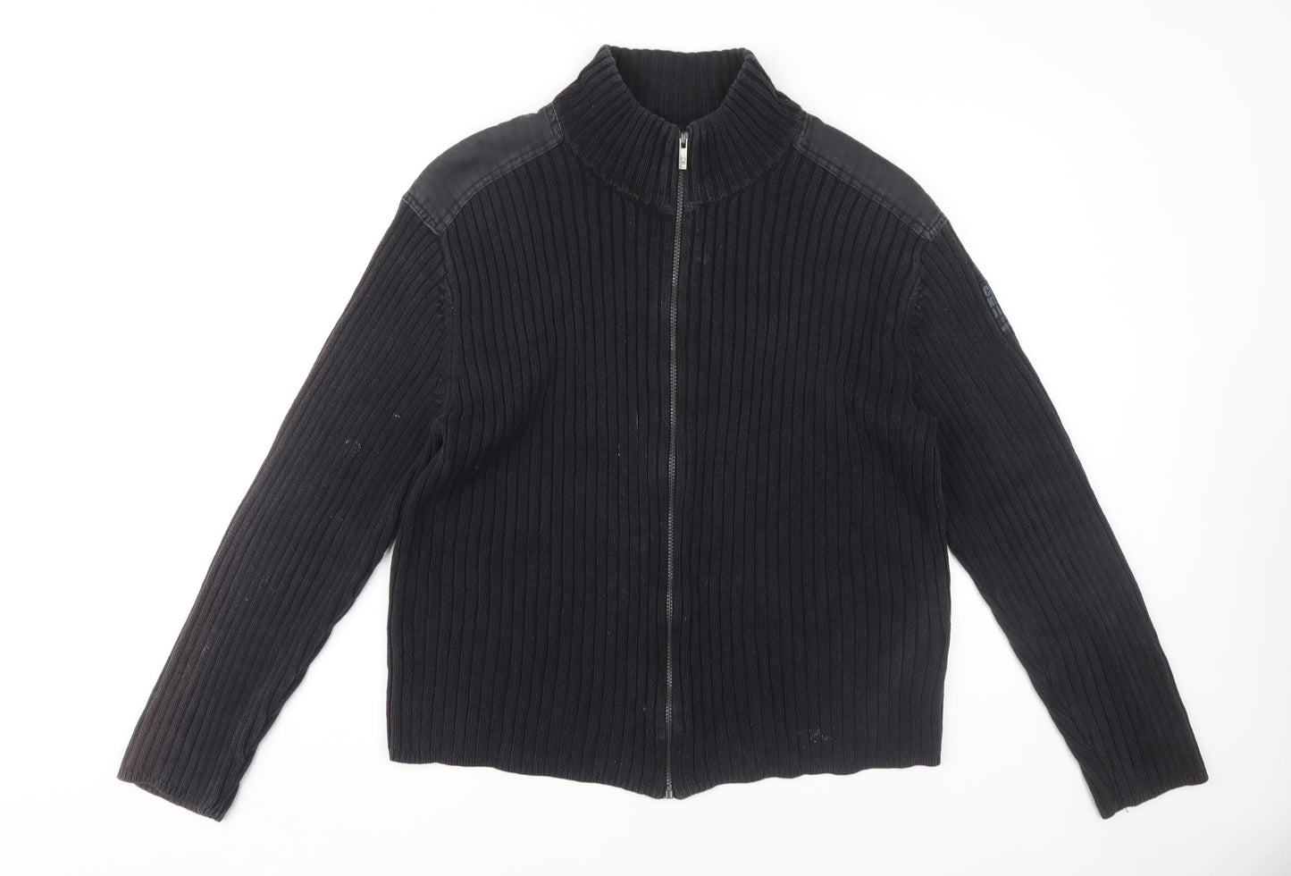 Calvin Klein Jeans Men's Black XL Full Zip Jumper