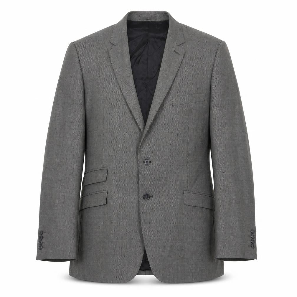 Skopes Men's Grey Blazer 46L Regular Fit Business