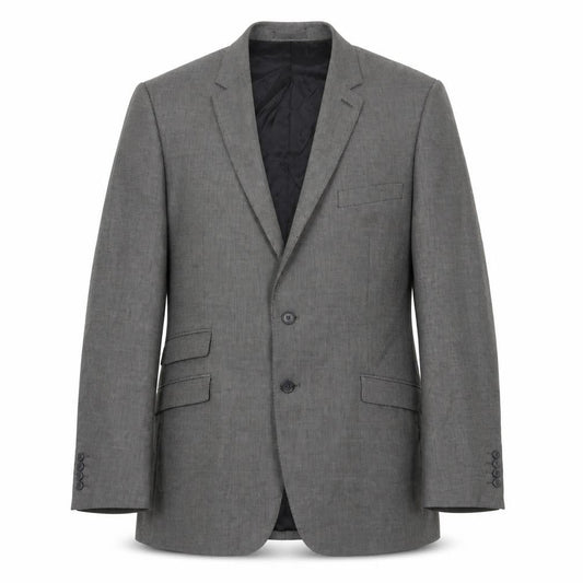 Skopes Men's Grey Blazer 46L Regular Fit Business