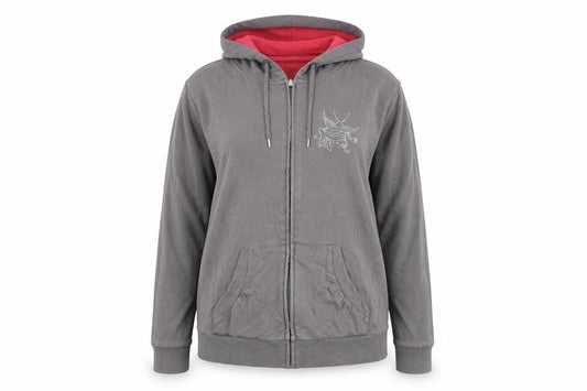 Debenhams Women's Grey Hooded Jacket Size 18