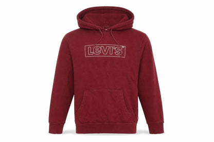 Levi's Men’s Red Pullover Hoodie - Size S