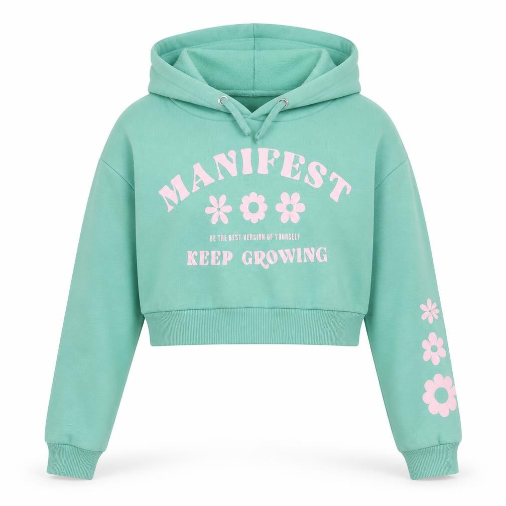 New Look Girls Green Pullover Hoodie 10-11 Years
