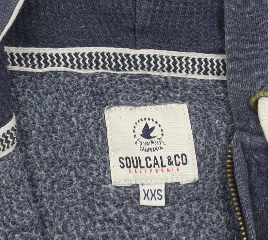 SoulCal & Co Women's Blue XXS Hoodie Jacket