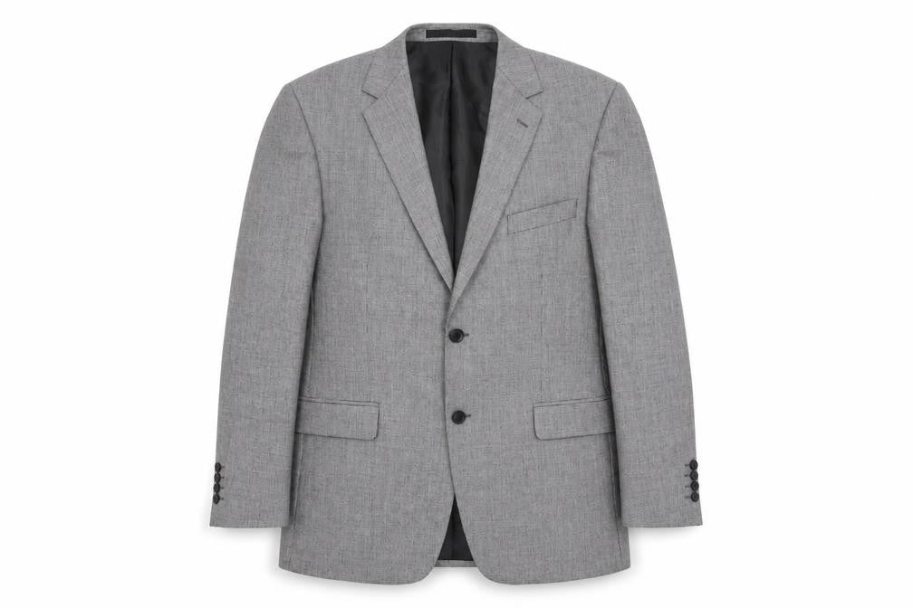 Marks & Spencer Grey Men's Blazer, Size 42R Classic Tweed