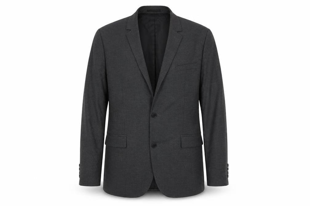 ASOS DESIGN Men's Grey Blazer, 44, Regular Fit, Business