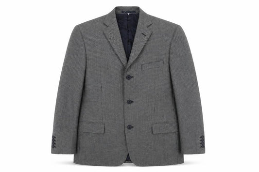 Debenhams Men's Grey Wool Blazer 40 Regular Herringbone