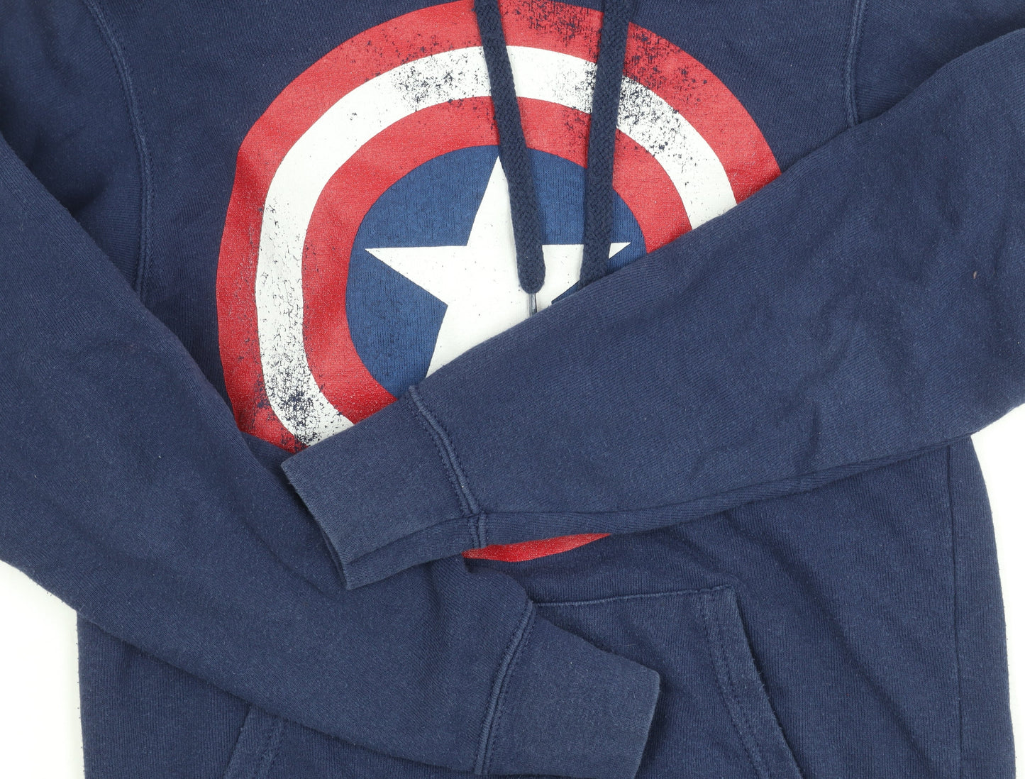 Marvel Men's XS Blue Pullover Hoodie