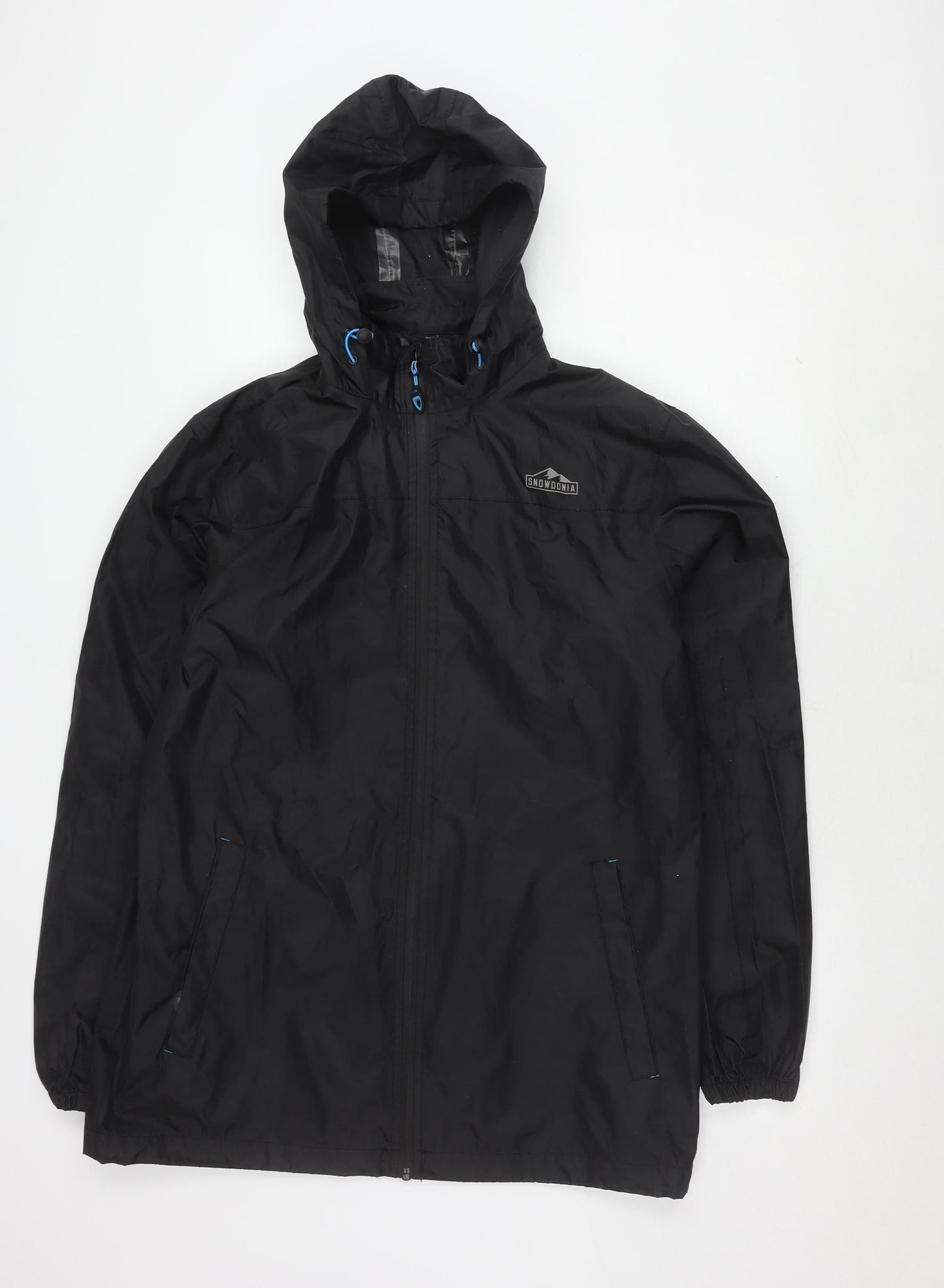 Snowdonia Men's Black Windbreaker Jacket M