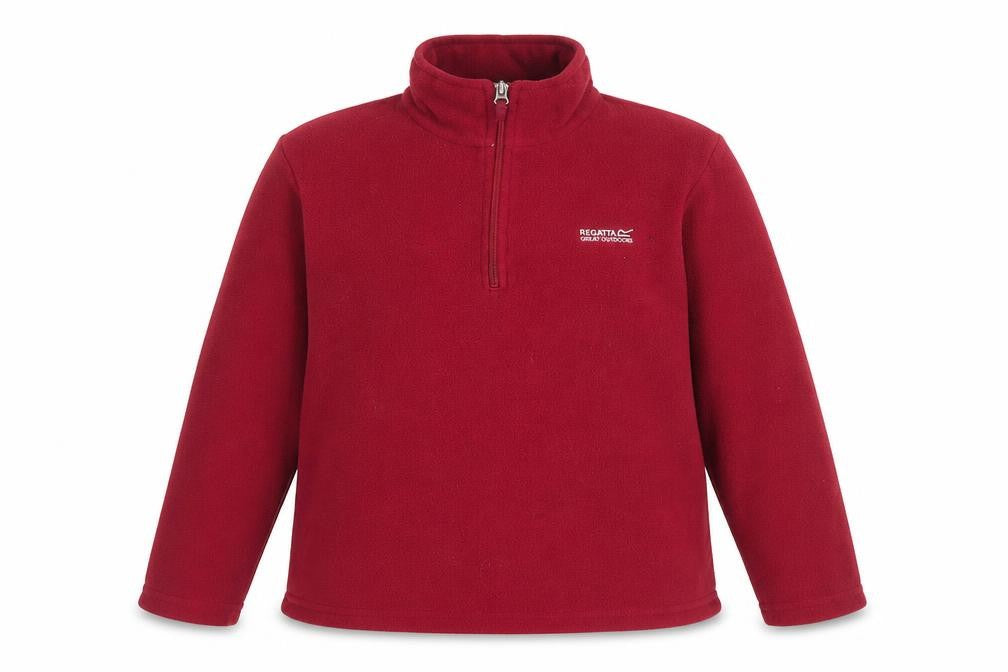 Regatta Women's Red Pullover Fleece Zip Sweatshirt Size 16