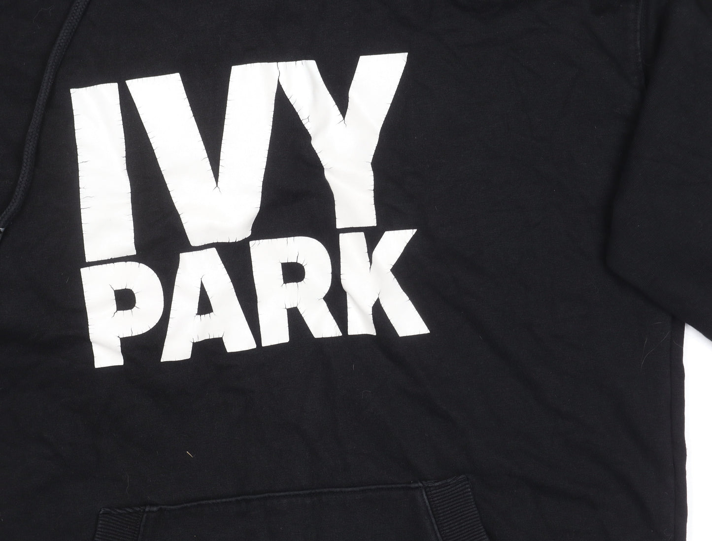 Ivy Park Black Hoodie S Unisex Logo Graphic Print