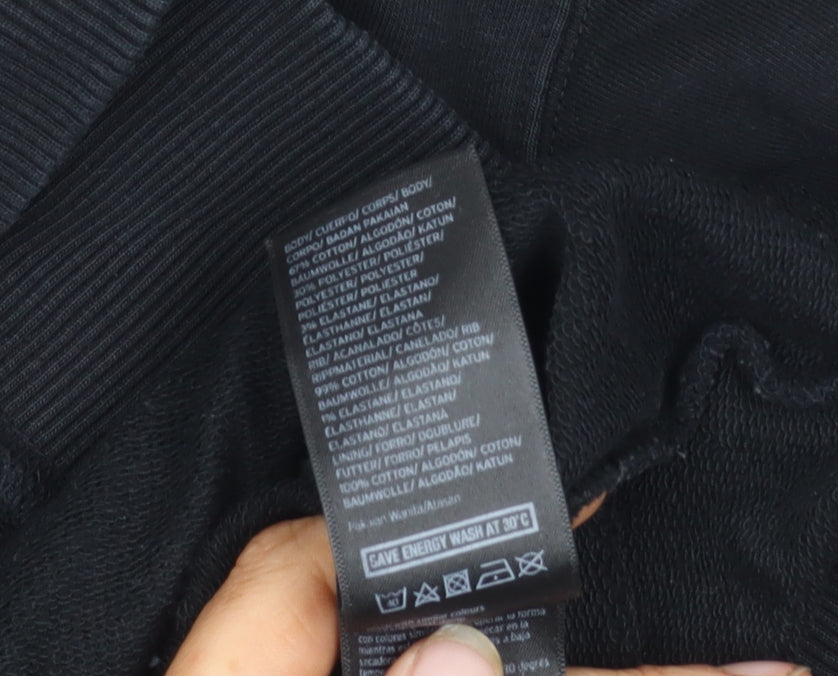 Ivy Park Black Hoodie S Unisex Logo Graphic Print