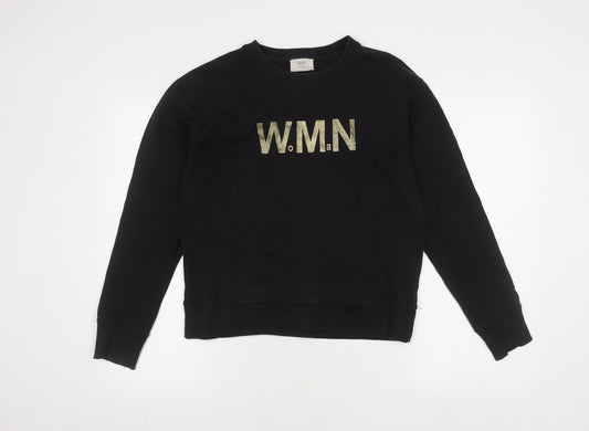 Hush Women's Black Pullover Sweatshirt XXS