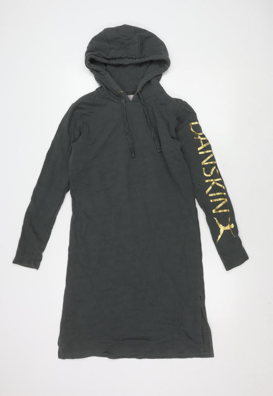 Danskin Women's Grey Jumper Dress - Size S