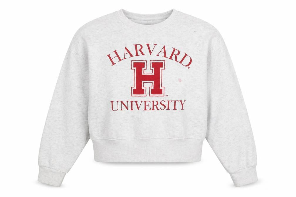 Harvard Women's White XS Pullover Sweatshirt