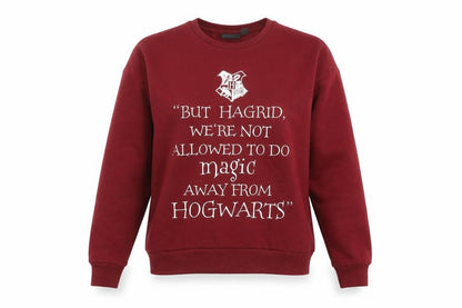 Harry Potter Women's Red Pullover Sweatshirt Size 8