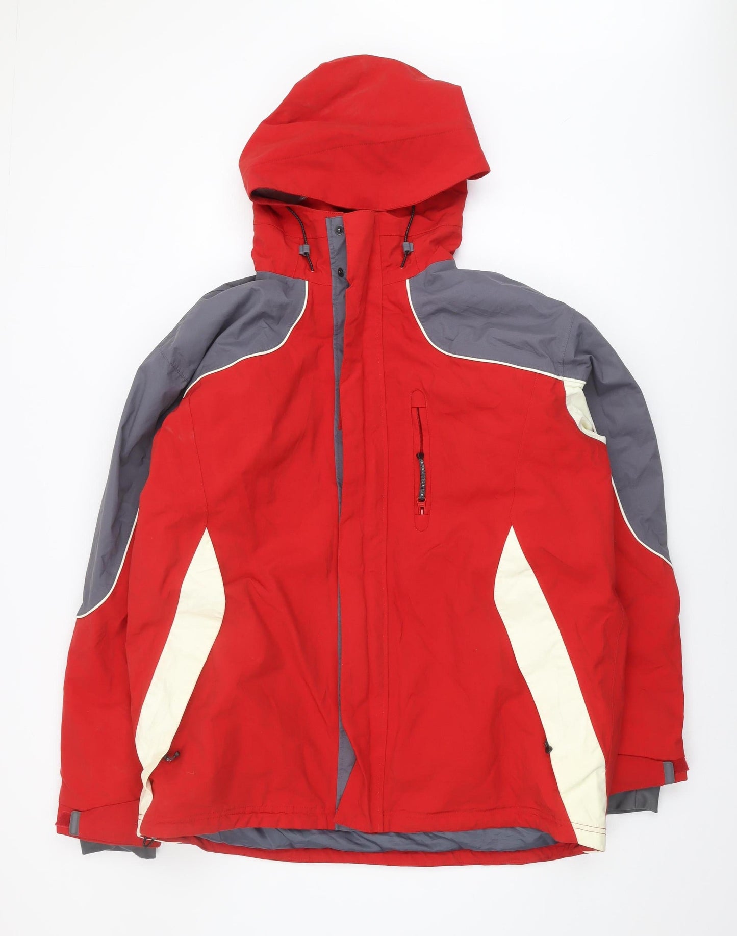 Marks and Spencer Men's Red Hooded Jacket L
