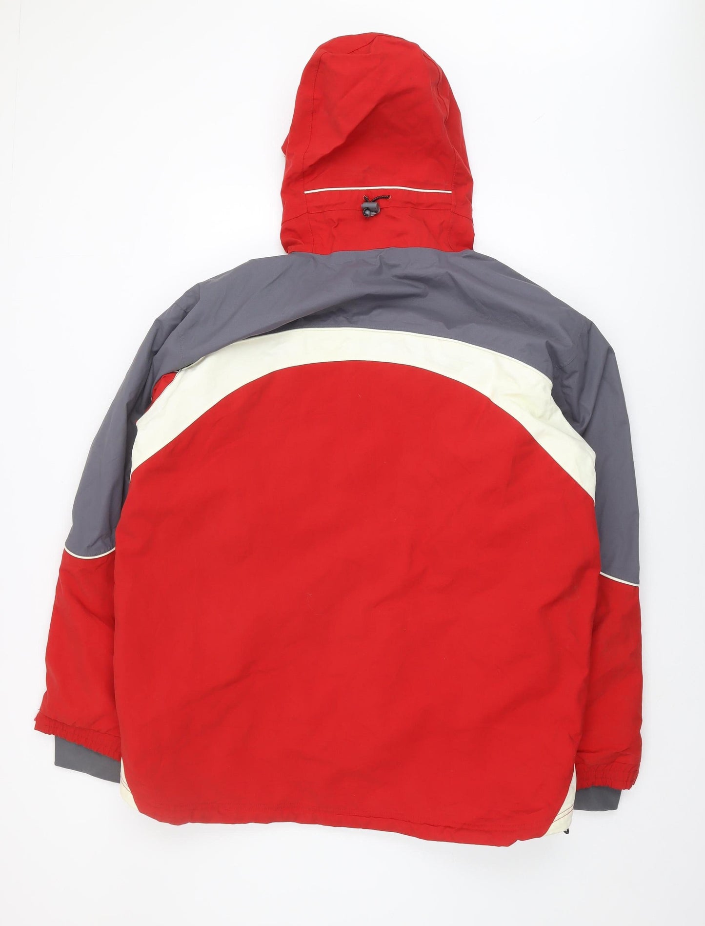 Marks and Spencer Men's Red Hooded Jacket L