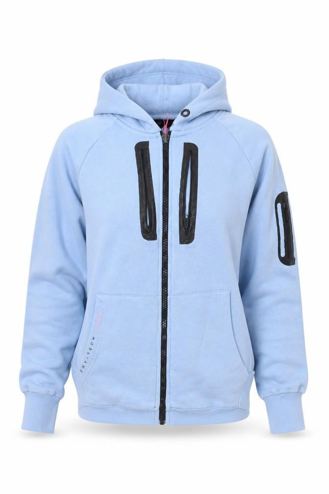 Geographical Norway Blue Unisex Hoodie, Zip Up, Cotton Blend