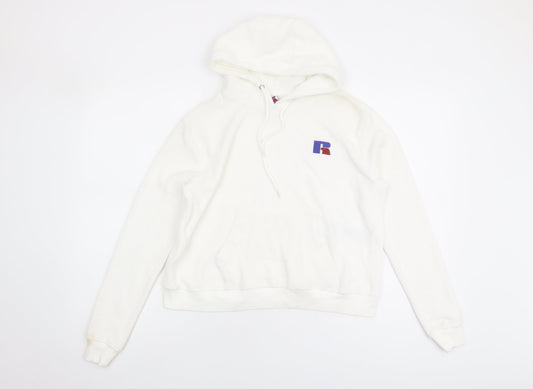 Russell Athletic Unisex White XS Pullover Hoodie