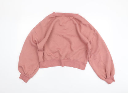 Preloved Disney Women's Pink Minnie Mouse Pullover Sweatshirt M - Back
