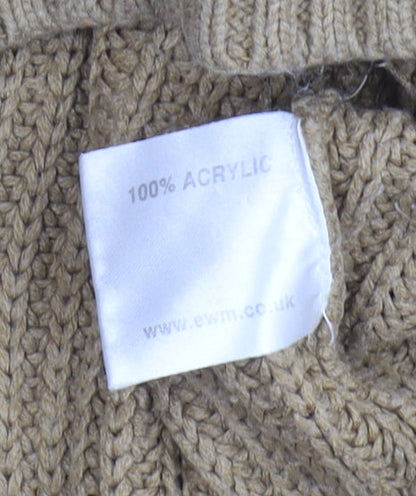P.G. Womens Field Beige V-Neck Pullover Jumper, S