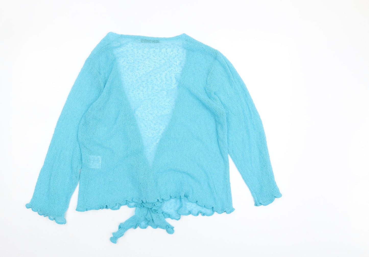 Isle Women's Blue Wrap Jumper L
