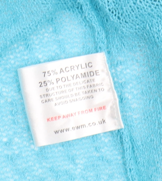 Isle Women's Blue Wrap Jumper L