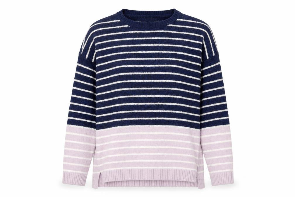 Fat Face Women's Multicoloured Striped Jumper Size 10
