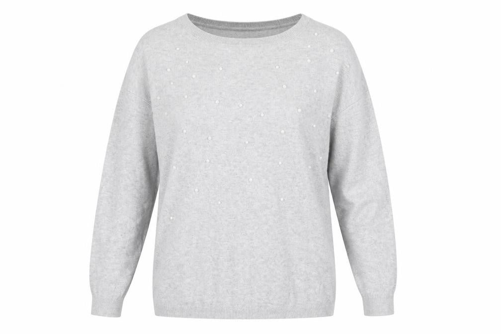Oasis Women's Grey Pullover Jumper, Size S