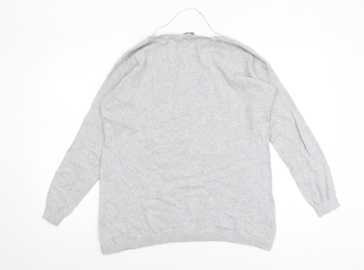 Oasis Women's Grey Pullover Jumper, Size S