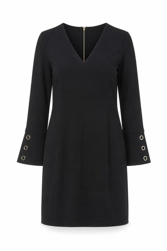 Wallis Women's Black Long Sleeve Dress, Size 10
