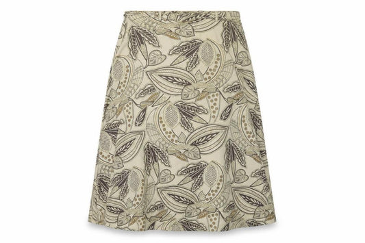 Emreco Women's Beige Paisley Skirt Size 12