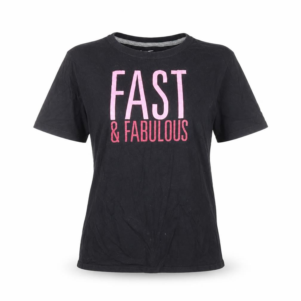 Nike Women's Black T-Shirt L - Slim Fit, Fast & Fabulous