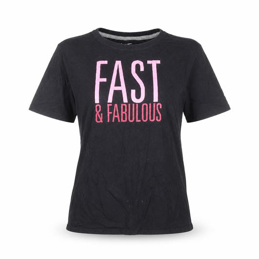 Nike Women's Black T-Shirt L - Slim Fit, Fast & Fabulous