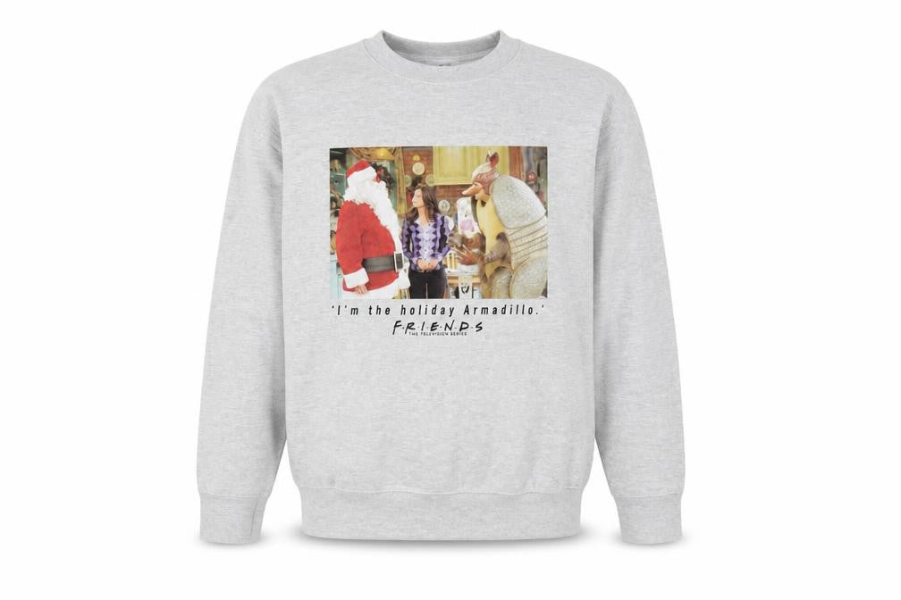 Friends Grey Pullover Sweatshirt, Men's 8/10, TV Graphics