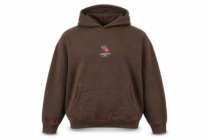 Good Womens For Nothing Brown Pullover Hoodie, Size S,