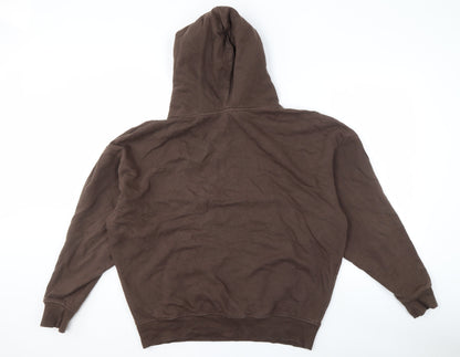 Good Womens For Nothing Brown Pullover Hoodie, Size S,