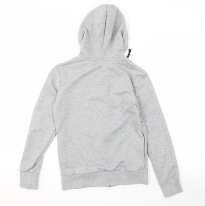 Preloved Disney Women's Grey S Minnie Mouse Full Zip Hoodie - Back