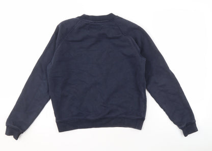 Jack Wills Women Navy Blue Pullover Sweatshirt Size 6