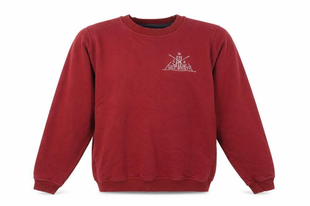 EWM Unisex Red Pullover Sweatshirt S Casual
