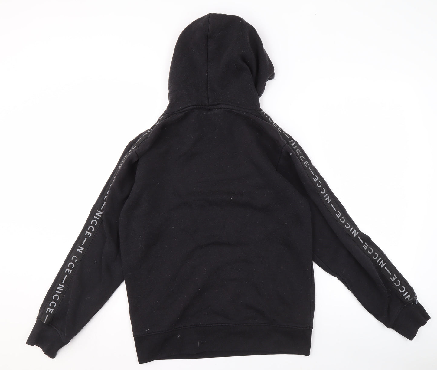 NICCE Men's Black S Pullover Hoodie, Graphic Print