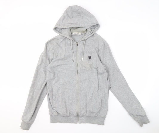 Antony Morato Men's Grey Full Zip Hoodie Size M